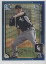2015 Bowman Chrome Prospects Blue Wave Refractor James Dykstra #BCP45 0c6