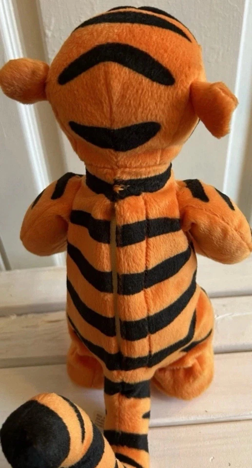 ВИНТАЖНЫЙ прыгающий тигр Disney 1998 Mattel 12 дюймов плюшевая мягкая игрушка TALKS BOUNCES** - Изображение 3 из 4