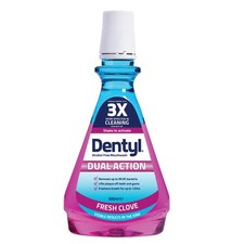 Image of Dentyl Dual Action CPC Mouthwash 12hrs Fresh Breath & Total Care Alcohol Free