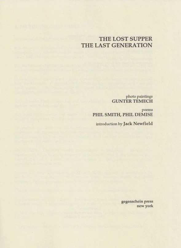 Signed 1st edition hand colored photos by Gunter Temech w/ poetry by Phil Smith - Image 3 of 4