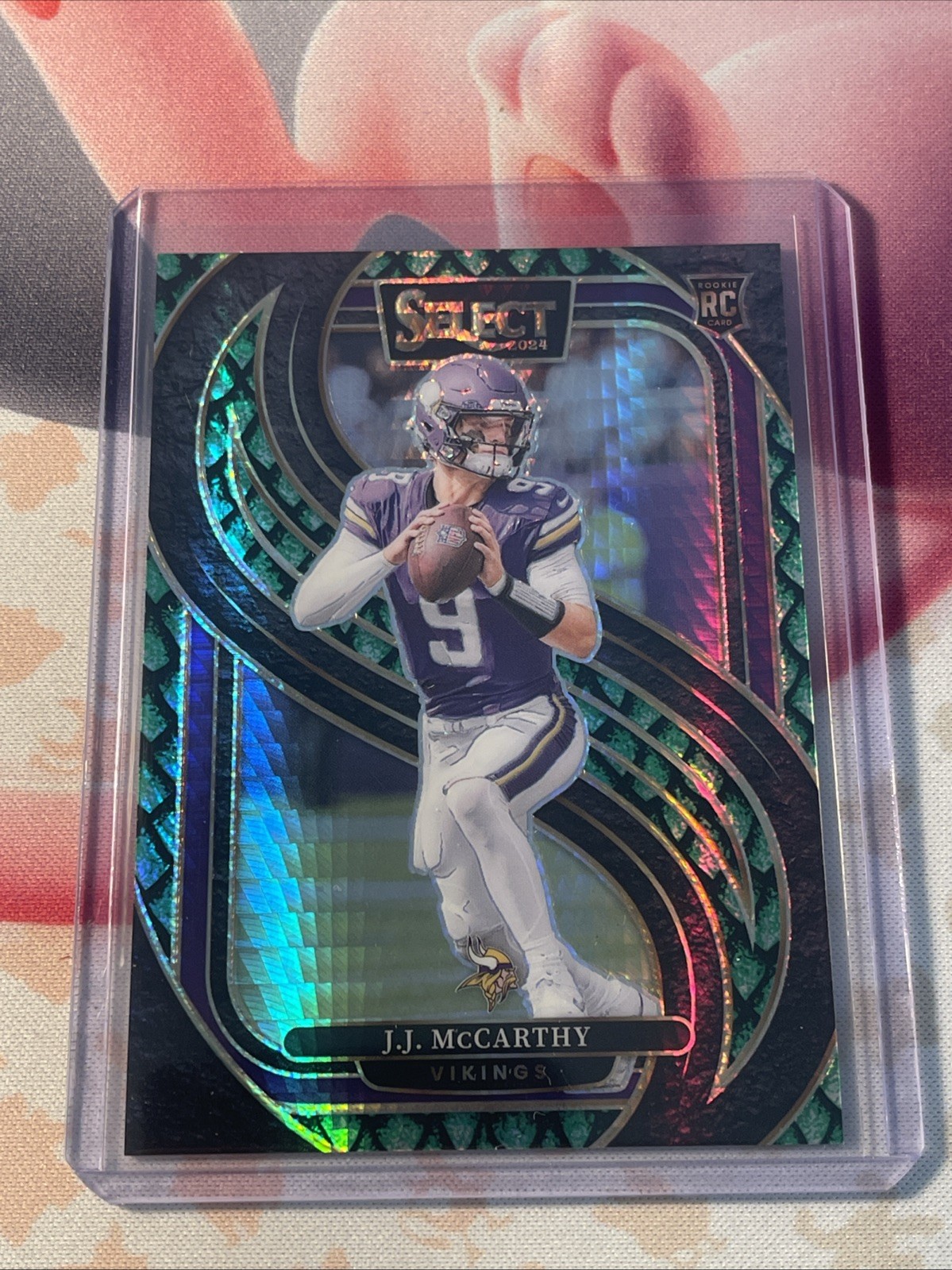 2024 Panini Select International JJ McCarthy Dragon Scale /81 Premier Level