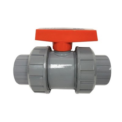New Sch 80 CPVC 1-1/2  True Union Ball Valve Full Port Socket Connect
