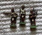 3 Vintage Scottish Hand Painted Soldiers Metal  54mm EUC Maker/Artist Unknown — photo 3