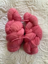 LOT OF 2 ~ Malabrigo Baby Silkpaca Merino Lace Yarn #21 Cactus Flower Pink