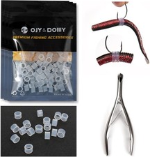 Wacky Worm O-Rings (180/150/120 Packs) – Heavy-Duty Silicone Senko Bait Prote...