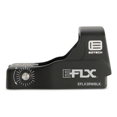 EOTech EFLX Mini Reflex Sight with 3 MOA Red Dot Reticle, Black #EFLX3RWBLK