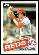 1985 Topps Ted Power Cincinnati Reds #342 22971