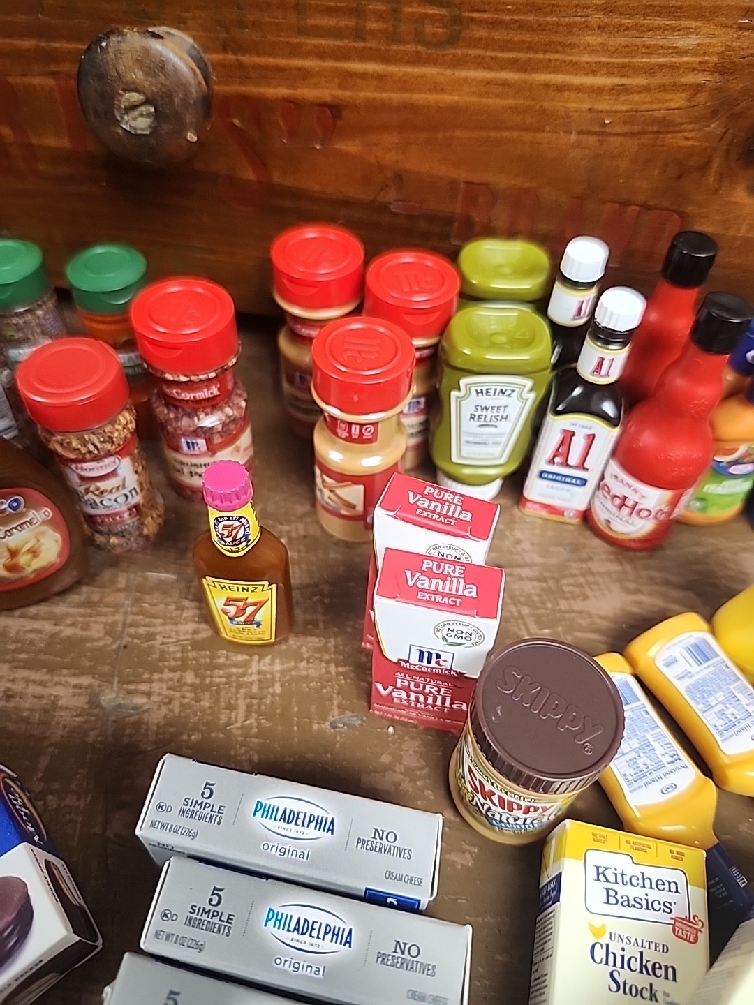 Lot ZURU Mini Brands Lot Food Spices Beauty Toys 77 Pieces *Some Duplicates