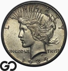 1934 Peace Dollar, Choice BU++