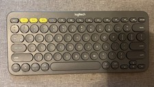 Logitech K380 Bluetooth Keyboard Easy-Switch Portable Black QWERTY English