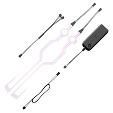 Motorcycle Helmet LED EL Lights Strip Decor Night Riding Signal Flashing Bar