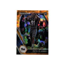 2021 Panini Prizm Draft Picks - Patrick Jones II #130 Orange Ice Prizm (RC)