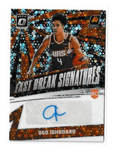 2024-25 Panini Optic Basketball Fast Break Signatures Oso Ighodaro Auto RC