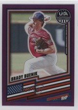 2026 Panini Stars & Stripes Prizm Purple Prizm 101/199 Brady Buenik #63 0xr1