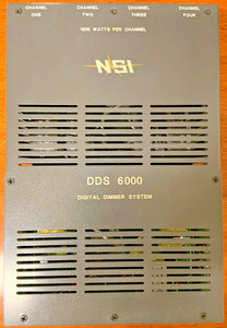 NSI DDS 6000 4-Channel 1200 Watts per Digital Dimming System AC Install Config