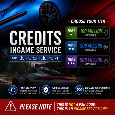 Gran Turismo 7  Credits  In-Game Assistance Service PS4 & PS5