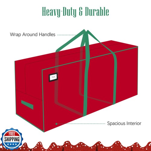 Cosy Family 7.5 ft Christmas Tree Storage Bag - Durable Heavy Duty Extra Larg - Picture 4 of 5