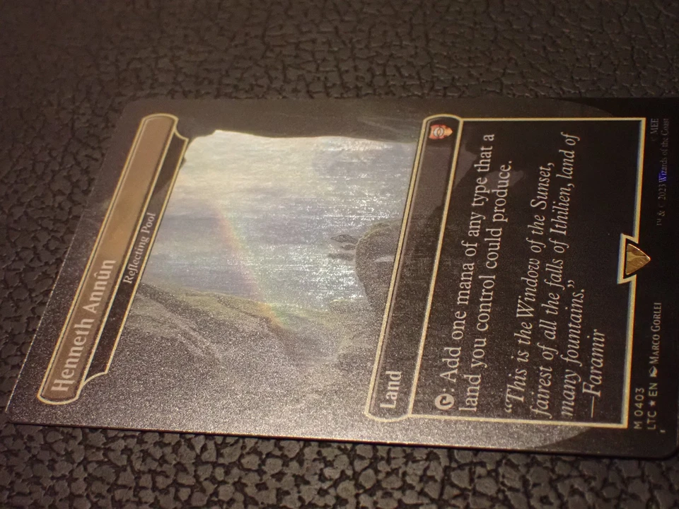 SURGE FOIL Reflecting Pool - Henneth Annun mtg Tales of Middle-earth LTC NM-/LP+ - Image 2 of 4