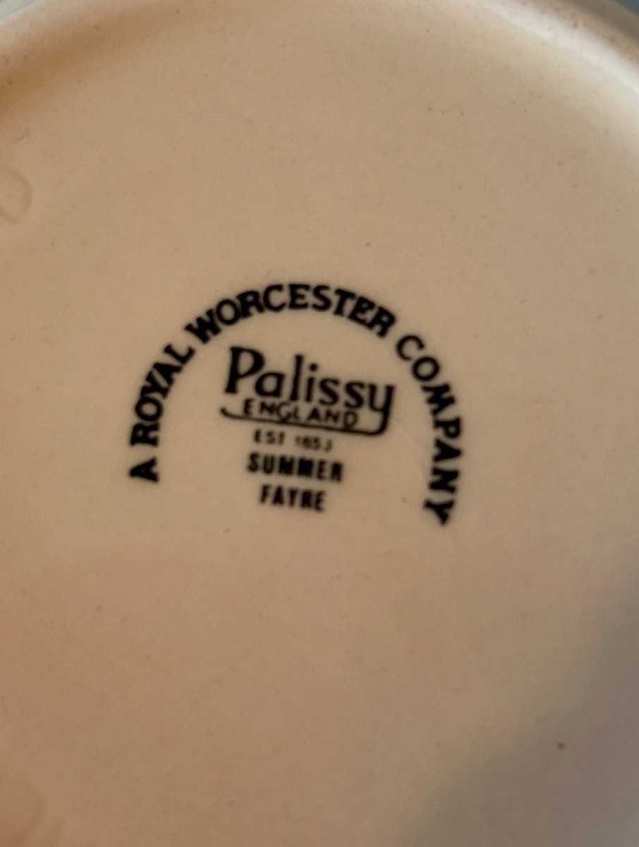 Royal Worcester Palissy 'Summer Fayre' Utensils Canister | eBay UK