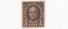 STAMPS US SCOTT 551 "Nathan Hale" 1/2 CENT 1925 MH - C