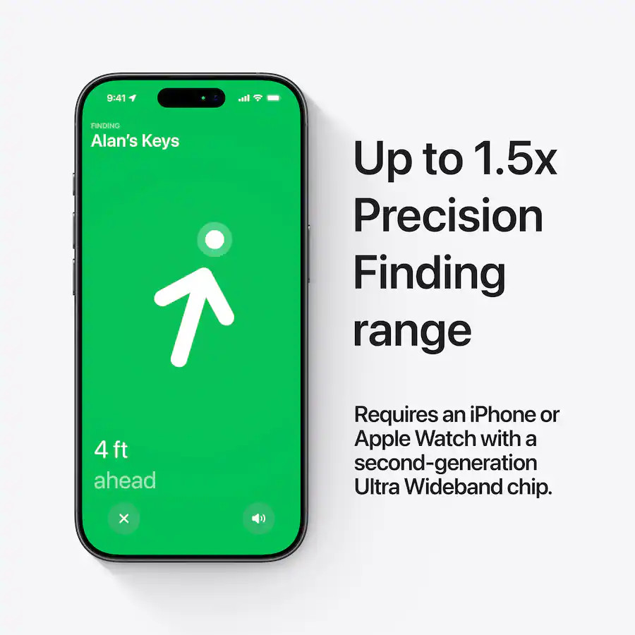 New 2026 Apple - AirTag (2nd generation) 1-Pack, 2-Pack and 4-Pack