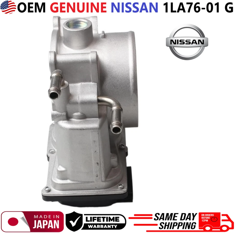 GENUINE Throttle Body For 2011-2022 Nissan Infiniti QX56 QX80 5.6L, 1LA76-01 G - Image 2 of 4
