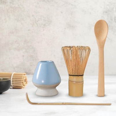 Zeremonie Bambus Chasen Pulver Schneebesen Grüntee Pulver Matcha Schaufel Set