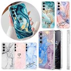 Custom Rubber Phone Case For Samsung Galaxy A17 A57 S25 S26 Vintage Marble Cover