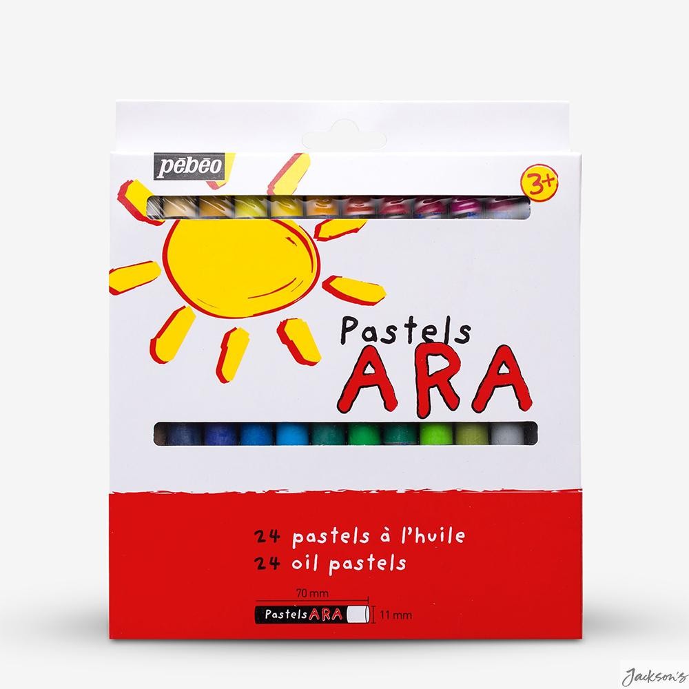 Pebeo Oil Pastels Wax Oil Crayons 24 Pack For Drawing And Painting