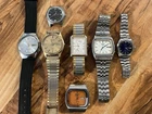 Vintage Seiko Watch Lot Parts or Repair