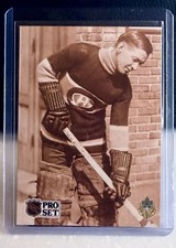 Montreal Canadiens Legendary Goaltender Georges Vezina Card #333 French Pro-Set