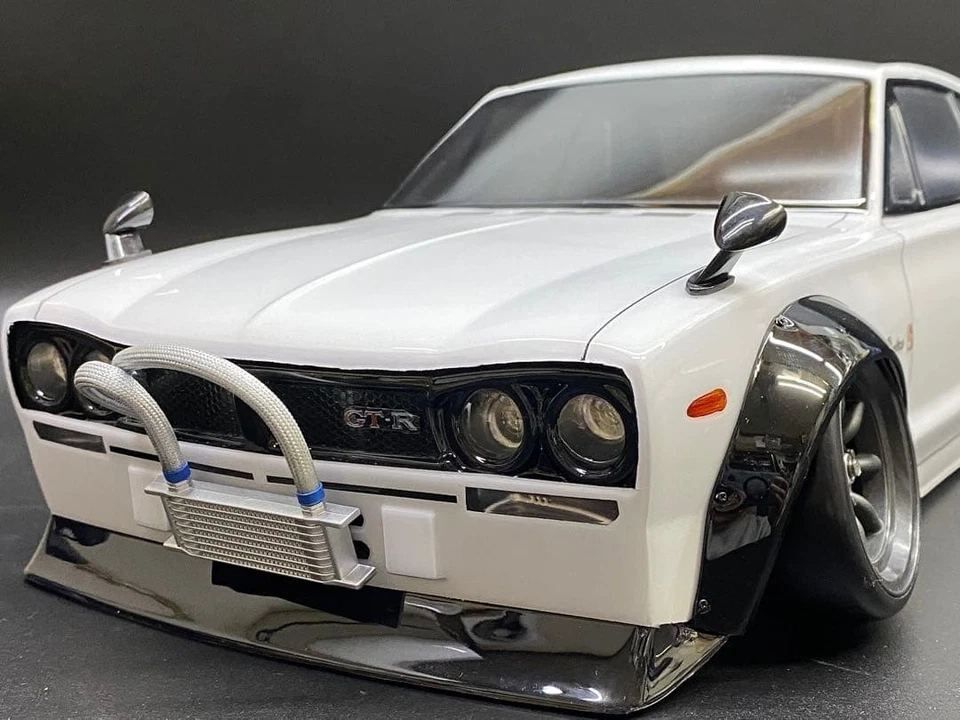 ABC Hobby 1/10 RC Car Painted Body Nissan Skyline HT2000 GT-R Overfender Ver - Image 3 of 4