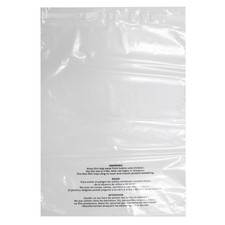200 Count 12x15 Inch Self Seal Clear Poly Bags with Suffocation Warning for P...