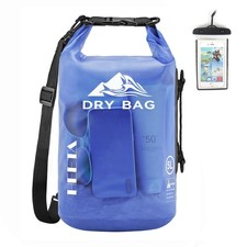 HEETA Dry Bag Waterproof for Women Men, Roll Top 40L, Bluish Violet