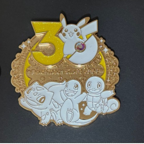Pokemon 30th Anniversary Korea Exclusive Badge Pin Sealed Official