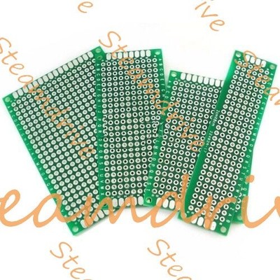 20PCS Double Side Prototype PCB Tinned breadboard 5x7 4x6 3x7 2x8CM FR4 #am