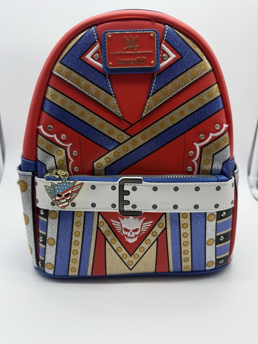 Cody Rhodes WWE Mini Loungefly Backpack NWT WWE American  display picture 2