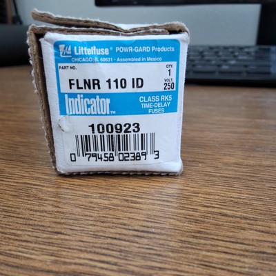 new Littelfuse FLNR 110 ID 110 Amp Indicator Fuse Class RK5 FRN-R