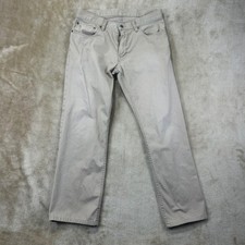 Polo Ralph Lauren 650 Straight Leg Khaki Pants Mens 32x32 Tan Cotton Twill Chino