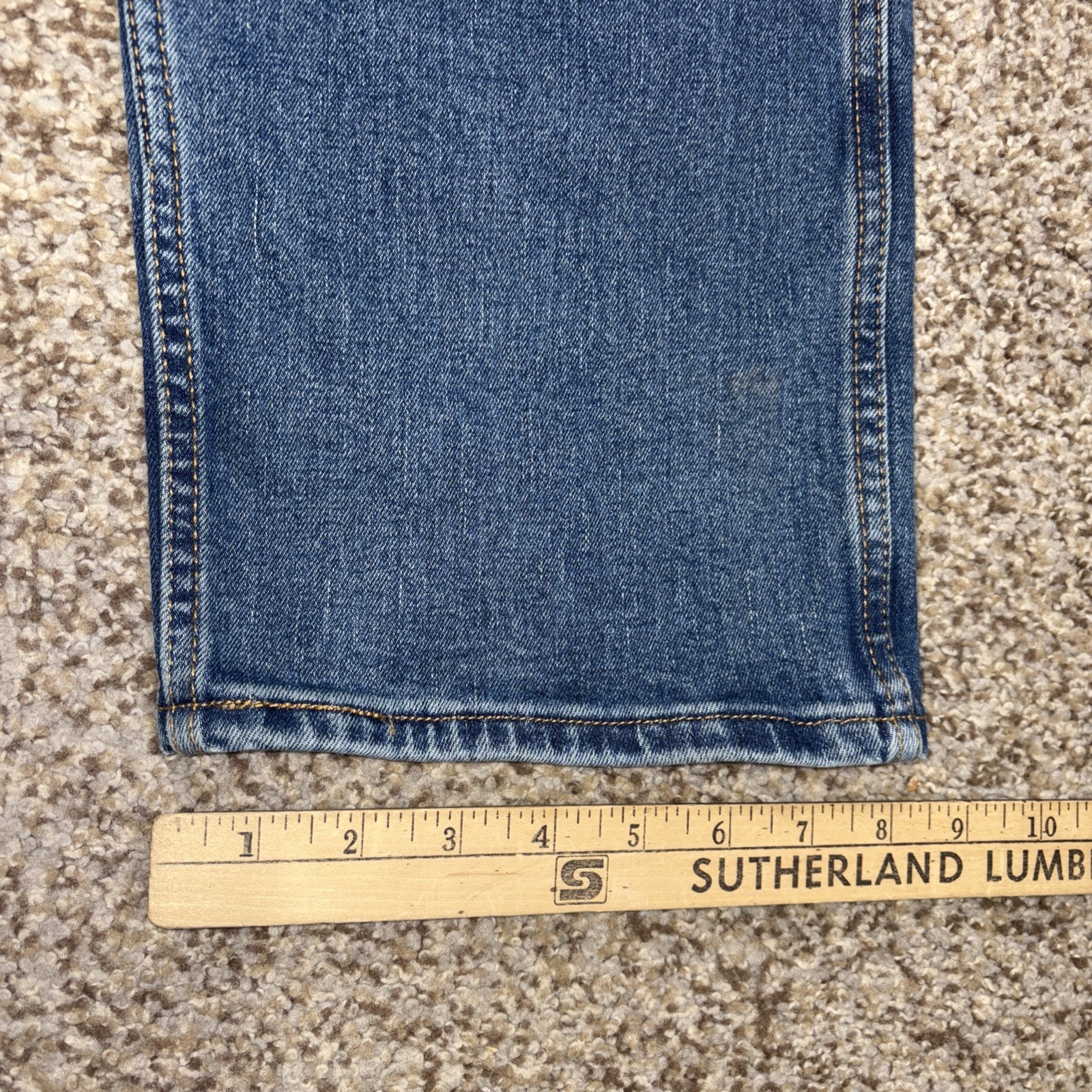 Levi Workwear Fit Denim Jeans Mens 36x34 Fits 37 X 31.5 - View 10
