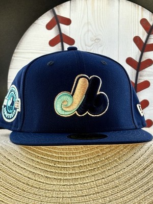 Montreal Expos New Era 59FIFTY 7 3/8 Capsule Exclusive Peach UV DS Fitted Hat