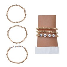 Mom Gifts from Daughter Son Mama Beaded Bracelets for Women Mum Mothers Day Pres