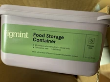 Set of 8 - Figmint Food Storage Container Lilac Color Holds 5 Cups New