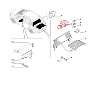 PläTtchen Festsetzung Teppiche Fiat - Alfa - Lancia Original 7780964