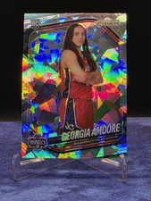 2025 Panini Prizm WNBA GEORGIA AMOORE Cracked Ice Rookie - Mystics RC
