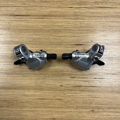 SRAM X.7 Trigger Shifter Set, 3x9 Speed Shifter Pods, MTB, 22.2, Silver/Black