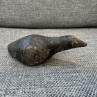 Vtg Inuit Stone Carving Canadian Eskimo Art Sculpture Mablik Signed Bird Seal