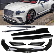 Front Bumper Lip Spoiler Splitter Side Skirt Rear Lip For Bentley Continental