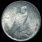 1924 Peace 90% Silver Dollar $1 Philadelphia Mint Lot D2-307 Nice Grade — photo 8