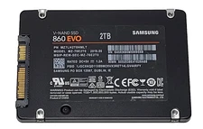 Samsung 860 EVO 2TB 2.5" SATA SSD Solid State Drive MZ-76E2T0 95%+ HEALTH